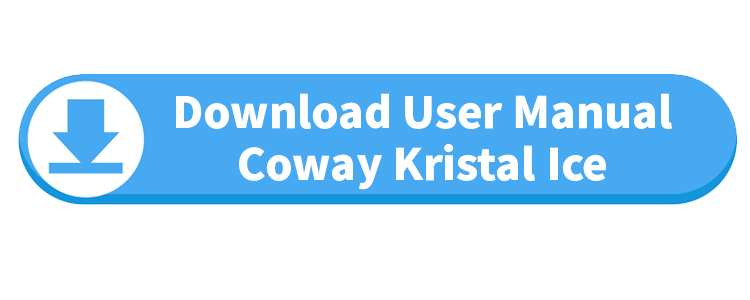 User Manual Coway Kristal Ice